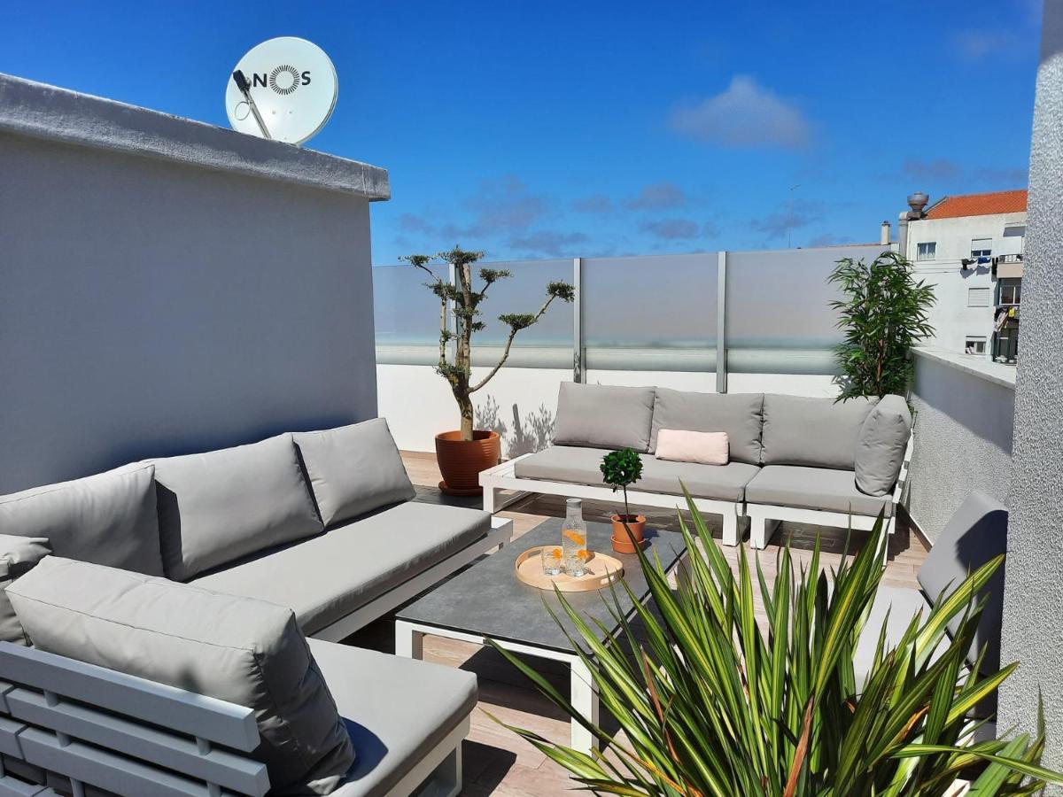 Sitius 5B - New Seaview Apartment With Rooftop Terrace In Historical Centre Sitio Da 나자레 외부 사진